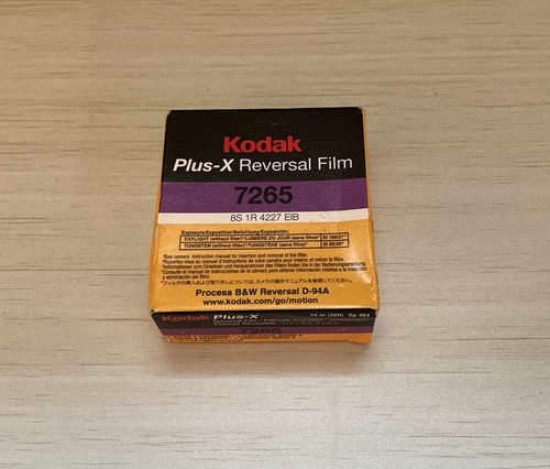 Kodak plus reversal black - black, &